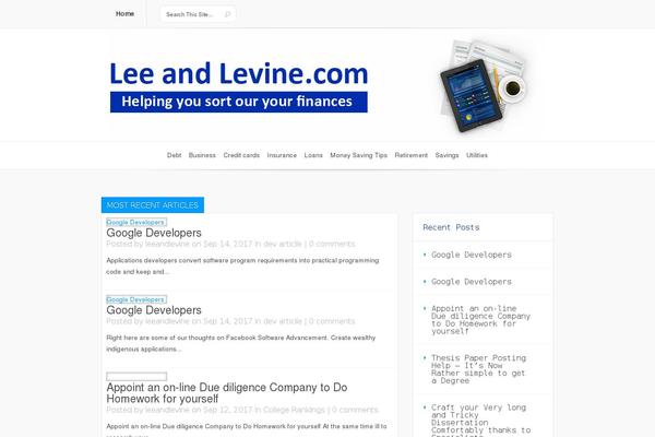 Lucid theme site design template sample