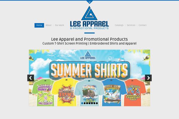 leeapparel.com site used Queed