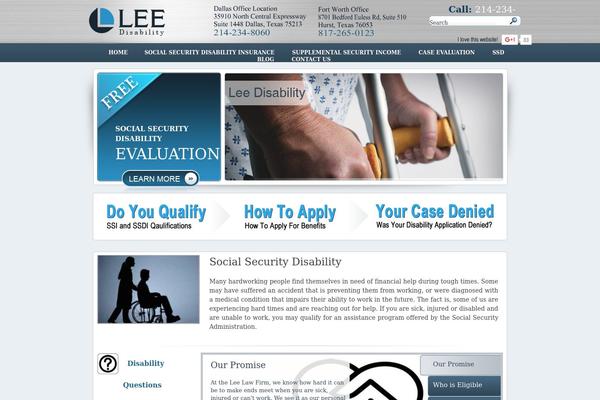 leedisability.com site used Disability