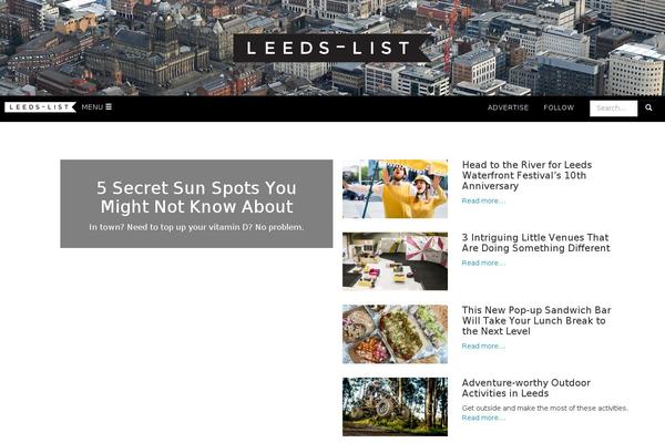 leeds-list.com site used Leedslist3