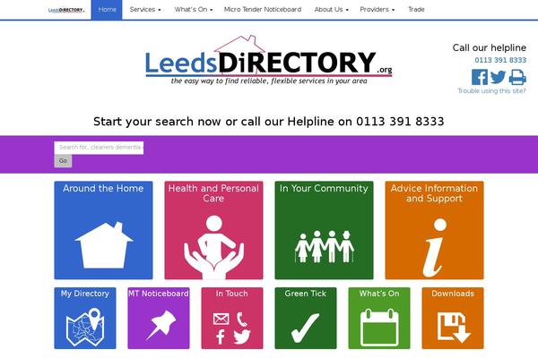 leedsdirectory.org site used Leedsdirectory2017