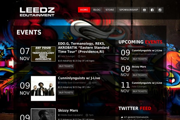 leedzedutainment.com site used Clubber