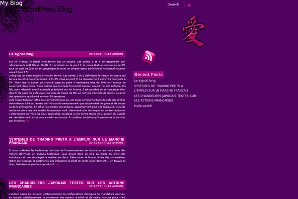 WordPress website example screenshot