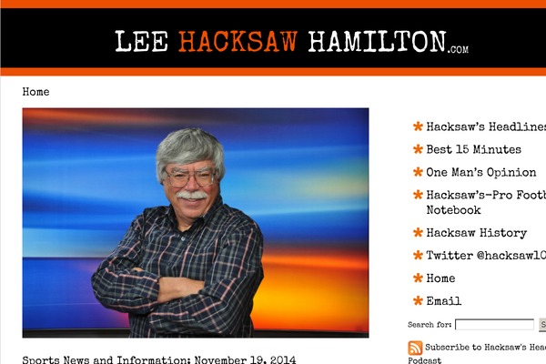 leehacksawhamilton.com site used Hacksaw