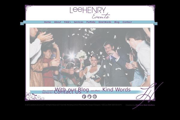 WordPress website example screenshot