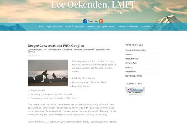 leeockenden.com site used Parallax