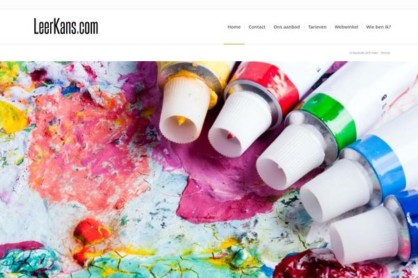 leerkans.com site used Twenty Fourteen
