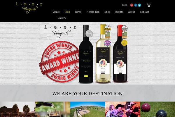 leervineyards.com site used Leer