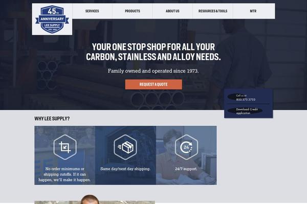 leesupplytulsa.com site used Leesupply