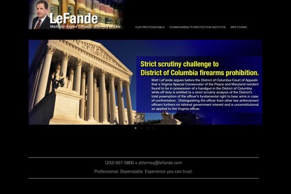 lefande.com site used Twenty Seventeen