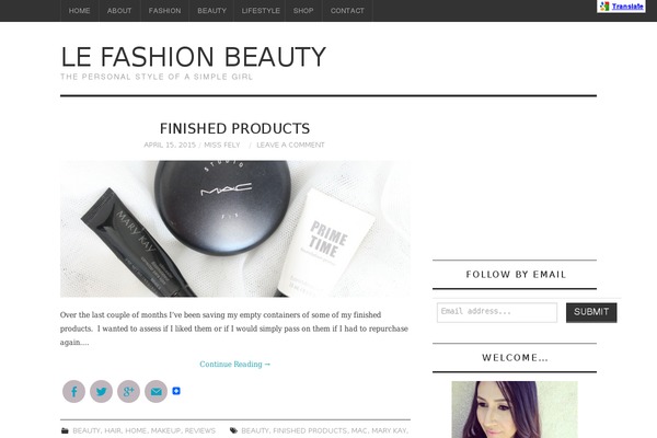 Fashionistas theme site design template sample