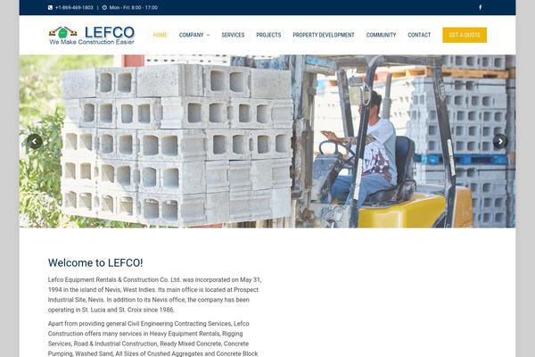 WordPress website example screenshot