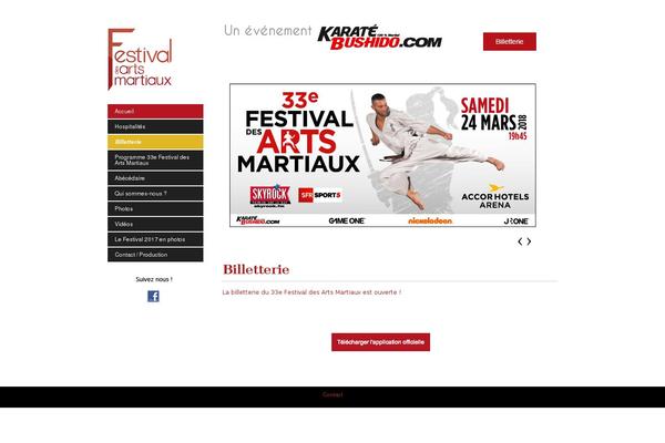 lefestivaldesartsmartiaux.com site used Perfectpixel