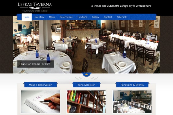 The Restaurant theme site design template sample