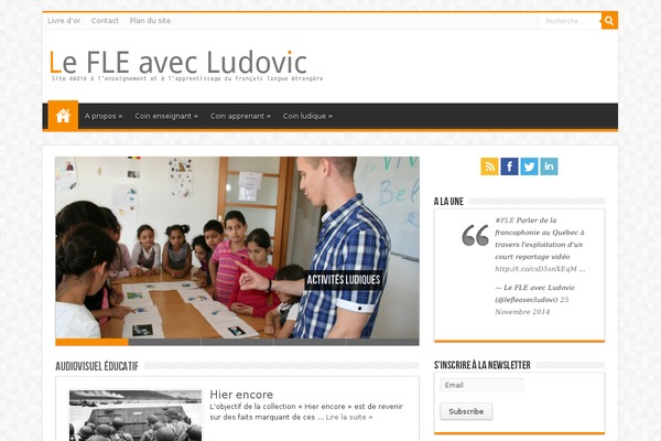 lefleavecludovic.fr site used Sahifa