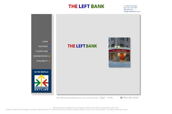 leftbanknyc.com site used Manhattan-skyline