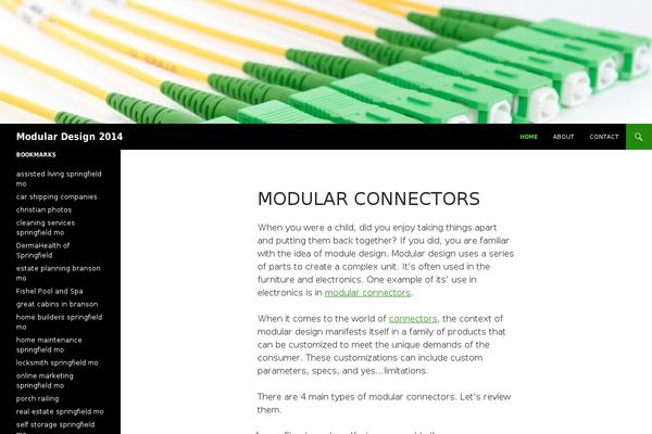 Twenty Fourteen theme site design template sample