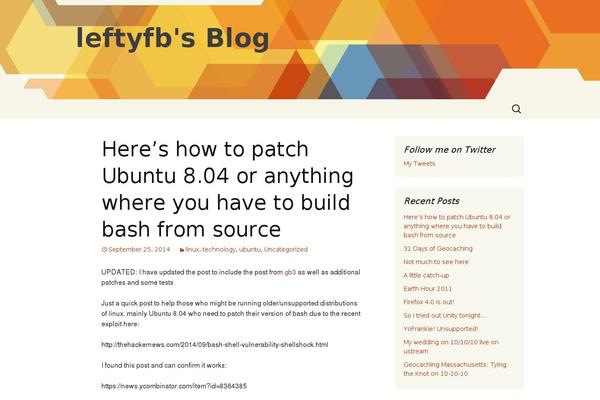 Site using WP-PageNavi plugin