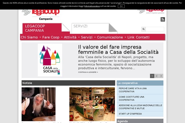 legacoopcampania.it site used Legacoop_nazionale_theme