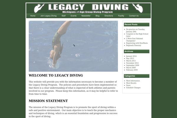 legacydiving.com site used Legacydiving