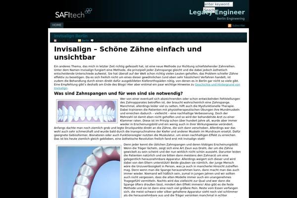 SafiTech theme site design template sample