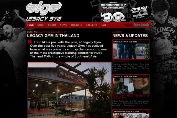 legacygym.com site used Legacygym