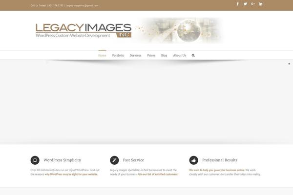 WordPress website example screenshot