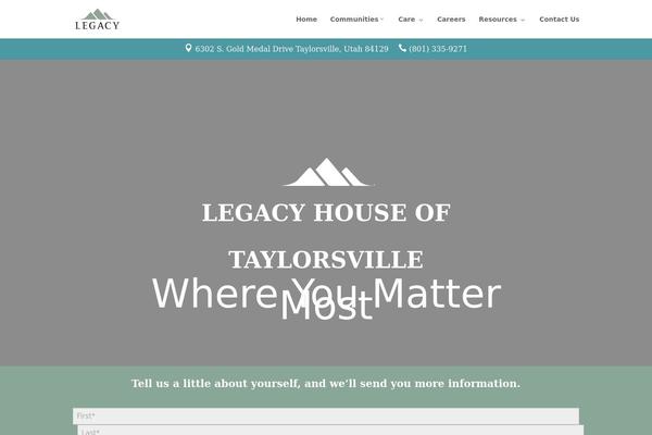 legacyretire theme websites examples