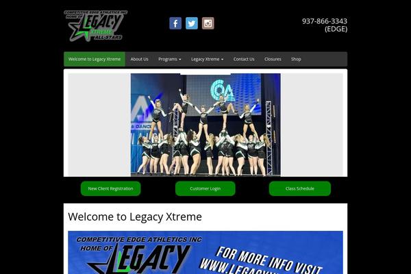 legacyxtreme.com site used Triumph