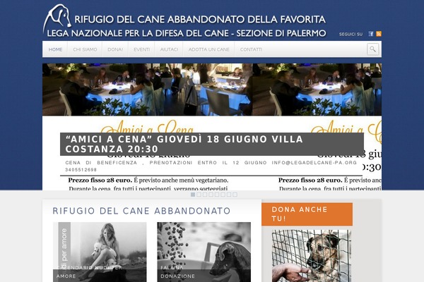 legadelcane-pa.org site used Rifugio