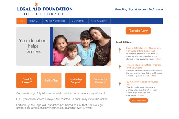 WordPress website example screenshot