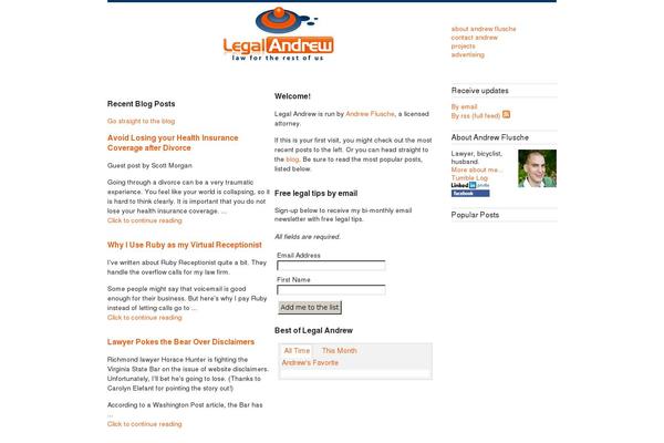 WordPress website example screenshot