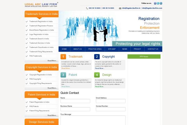 legalarclawfirm.com site used Lawfirm