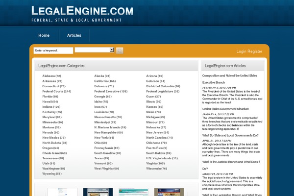WordPress website example screenshot