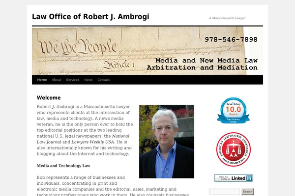 Twenty Ten theme site design template sample