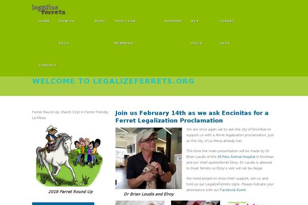 legalizeferrets.org site used Legalizeferrets