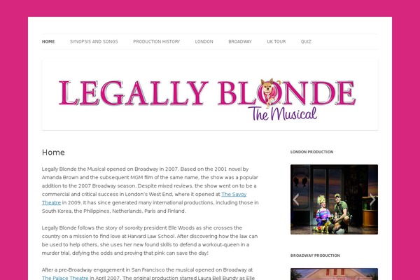 Twenty Twelve theme site design template sample