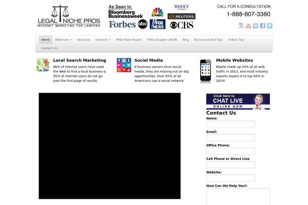 WordPress website example screenshot