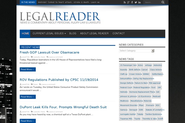 legalreader.com site used Legalreader-child