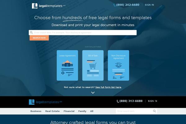 legaltemplates.net site used Genesis-lt-v2