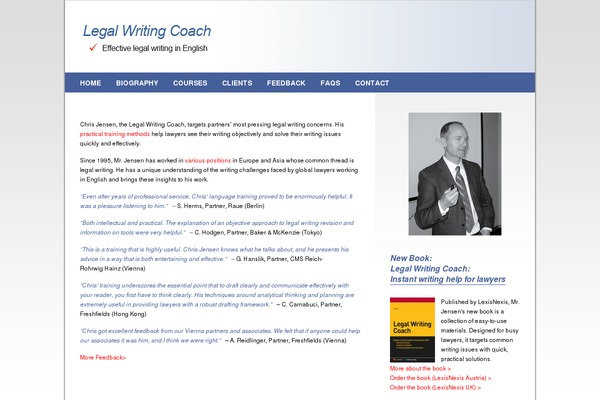 legalwritingcoach.com site used Legalwritingcoach