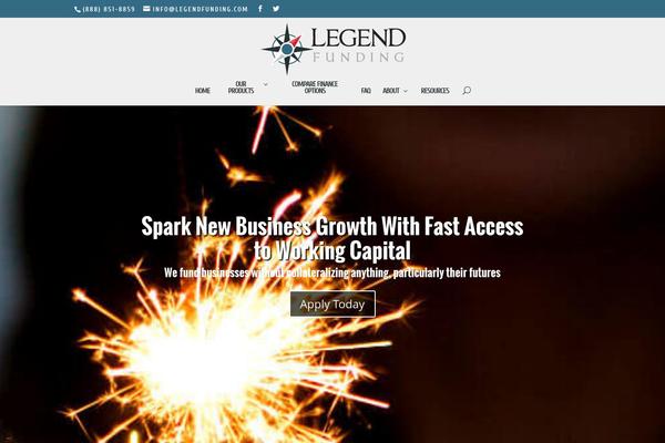 Divi theme site design template sample