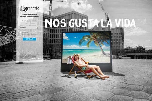legendario.com site used Alonso-theme