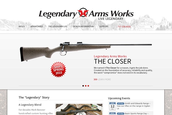 legendaryarmsworks.com site used Trop