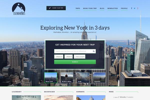 KadenceWP theme site design template sample