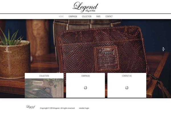 Legend theme site design template sample