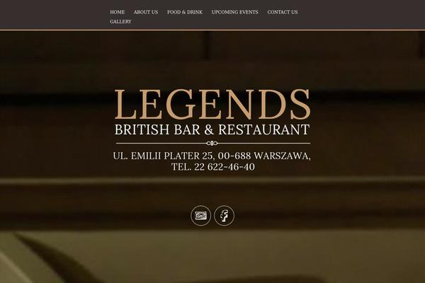 Site using Food and Drink Menu plugin