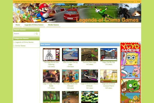 Kgamenew theme site design template sample