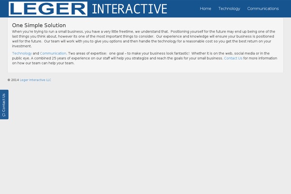 legerinteractive.com site used Legerinteractive