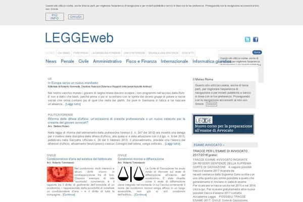 leggeweb.it site used Legge